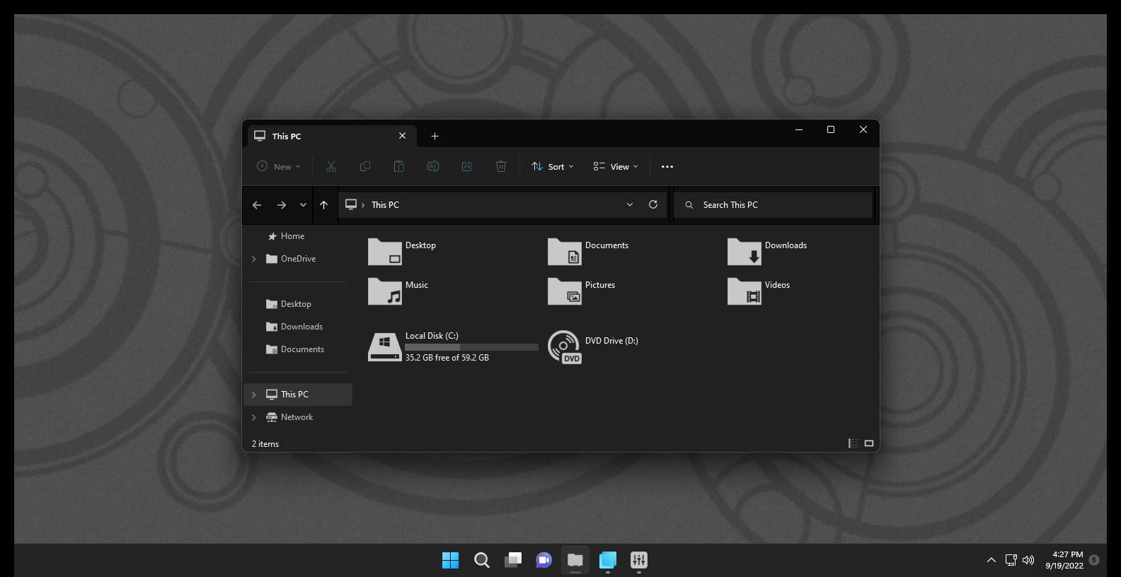Full Dark v1 Theme for Windows 11 - Theme Pack